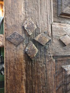 porta antica coppia quercia inglesi