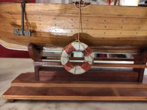 barca antica gozzo ligure modellino