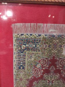 campione di piccolo tappeto antico