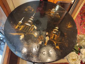 tavolo chinoiserie antico