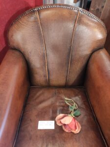 poltrona clubchair cuoio inglese antica