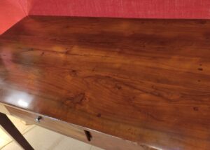 tavolino scrittoio antico legno ulivo