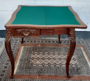 antico tavolino da gioco francia