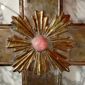 antica croce extralarge barocca pietre dure